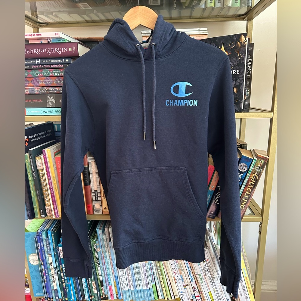 Champion Navy Blue Hoodie 👕